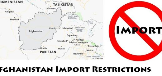 Afghanistan Import Regulations