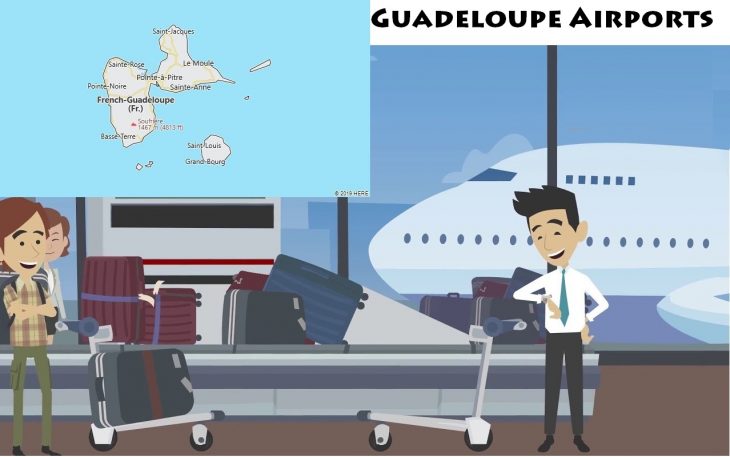 Airports in Guadeloupe