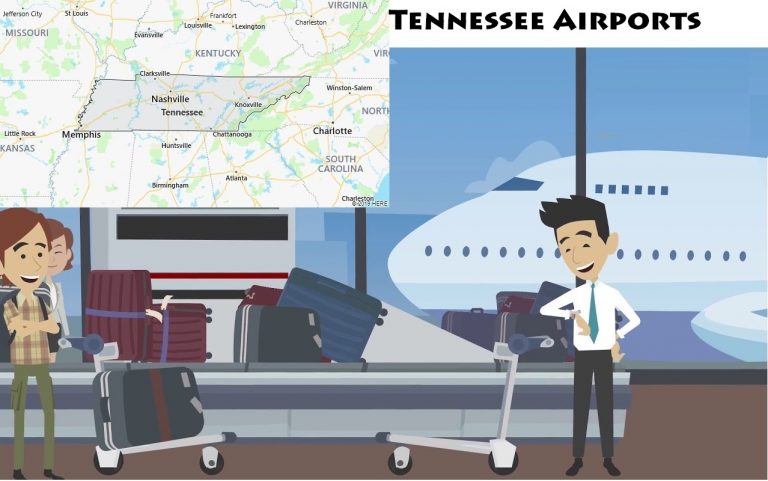 Map Of Tennessee Airports