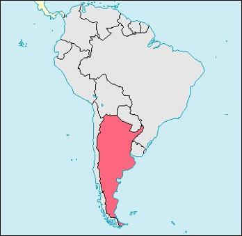 Argentina Location Map