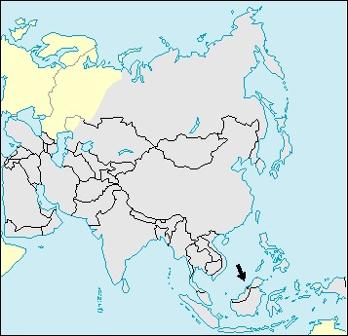 Brunei Location Map