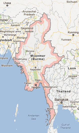 Burma Map