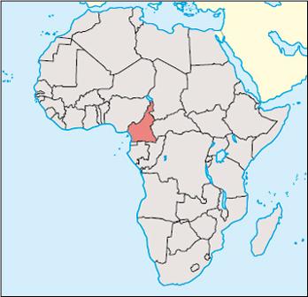 Cameroon Location Map