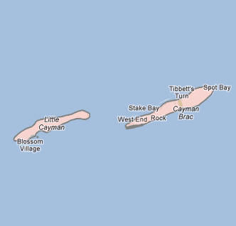 Cayman Islands Map