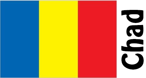 Chad Country Flag