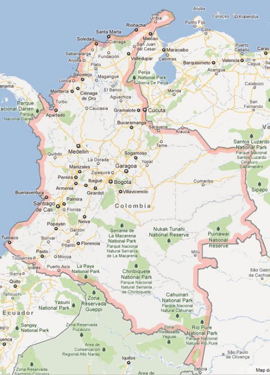 Colombia Map