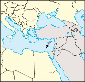 Cyprus Location Map