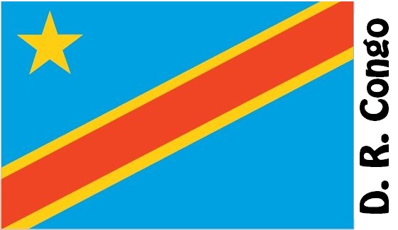 Democratic Republic of the Congo Country Flag