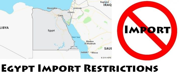 Egypt Import Regulations