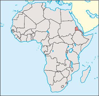 Eritrea Location Map
