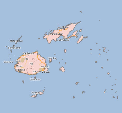 Fiji Map