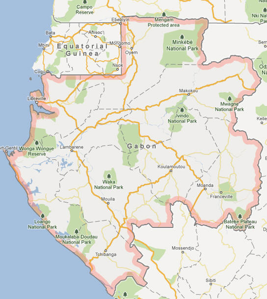 Gabon Map