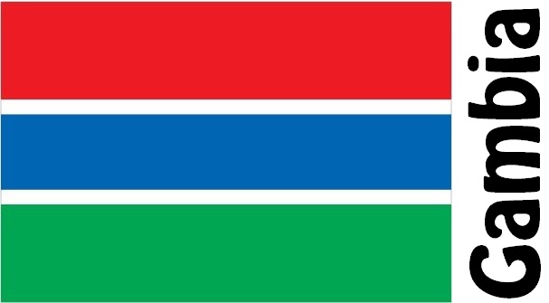 Gambia Country Flag