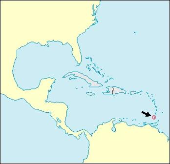 Grenada Location Map