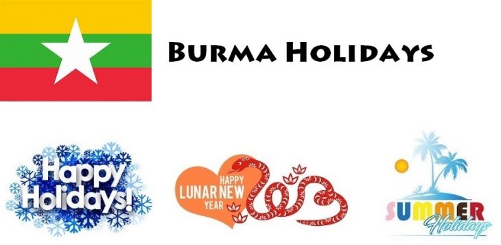 Holidays in Burma