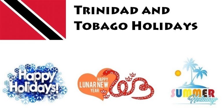 Trinidad and Tobago Public Holidays – Countryaah.com