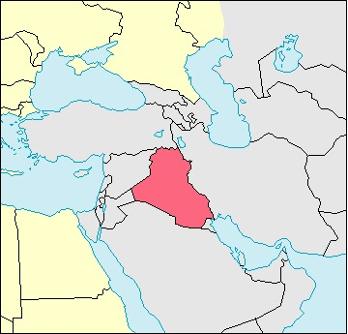Iraq Location Map