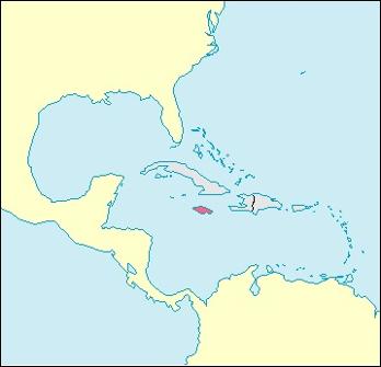Jamaica Location Map