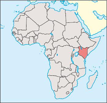 Kenya Location Map
