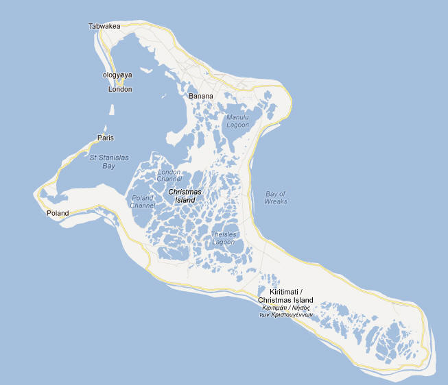 Kiribati Map
