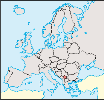 Kosovo Location Map