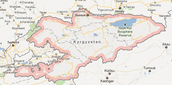 Kyrgyzstan Map