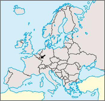 Luxembourg Location Map