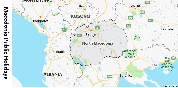 Macedonia Public Holidays