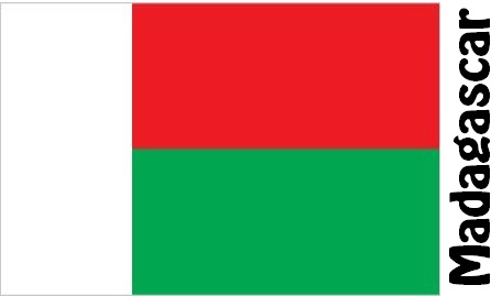 Madagascar Country Flag