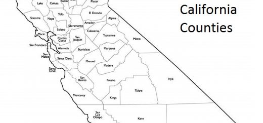 Map of California Counties