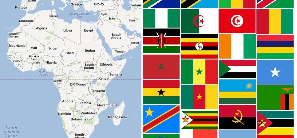 Map of African Countries