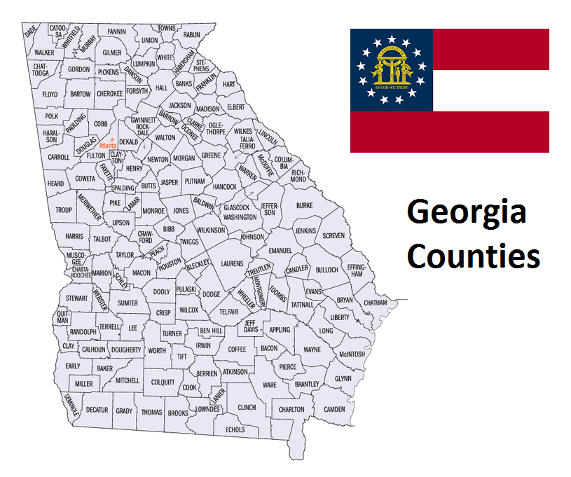 List Of All Counties In Georgia Countryaah
