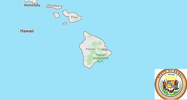 Map of Hawaii