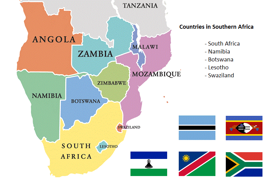 Southern African Countries List KQJJX Southern African Countries List KQJJX
