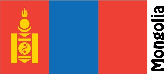 Mongolia Country Flag