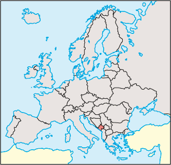 Montenegro Location Map