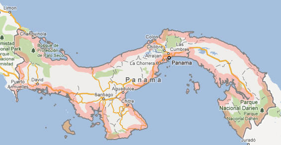 Panama Map