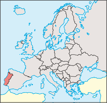 Portugal Location Map