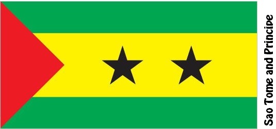 Sao Tome and Principe Country Flag