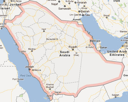 Saudi Arabia Map