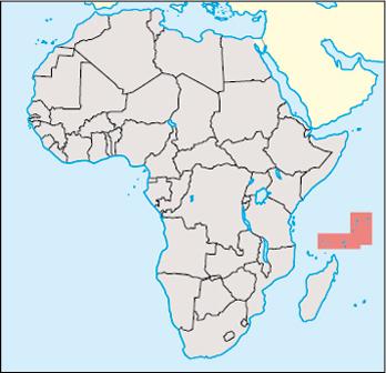 Seychelles Location Map