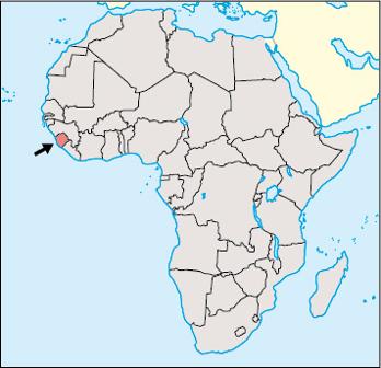 Sierra Leone Location Map