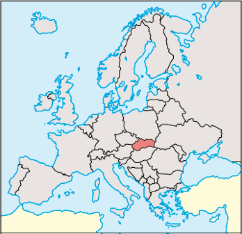 Slovakia Location Map