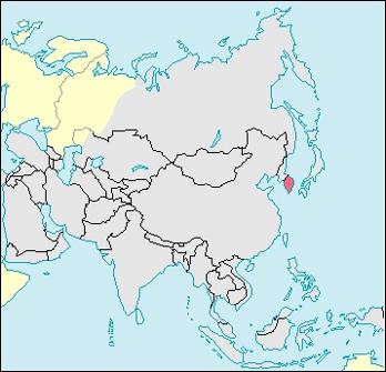 South Korea Location Map