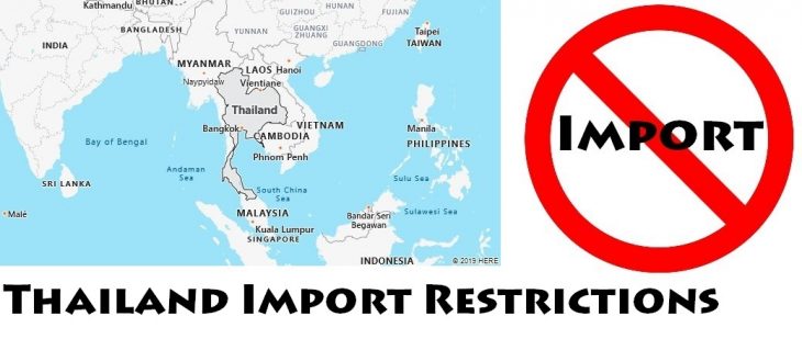 Thailand Import Regulations