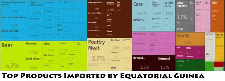 Top Products Imported by Equatorial Guinea