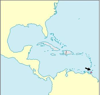 Trinidad and Tobago Location Map