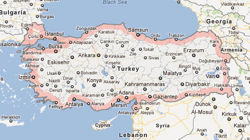 Turkey Map