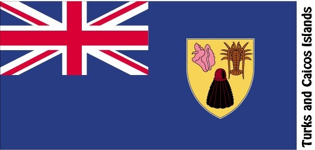 Turks and Caicos Islands Country Flag