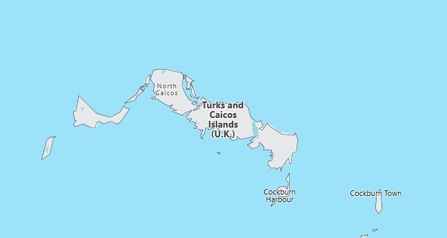 Turks and Caicos Islands Map